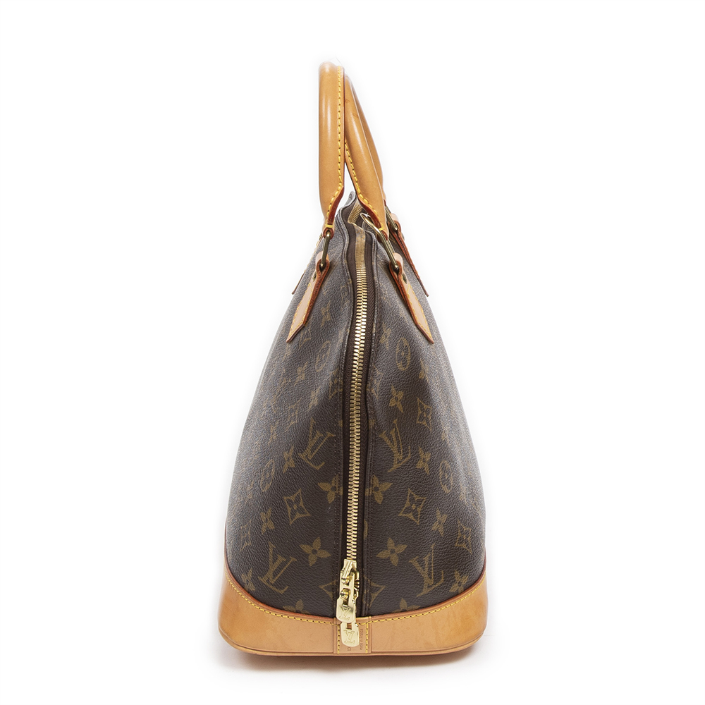Louis Vuitton Alma PM in Brown Monogram Canvas - Picture 4 of 7